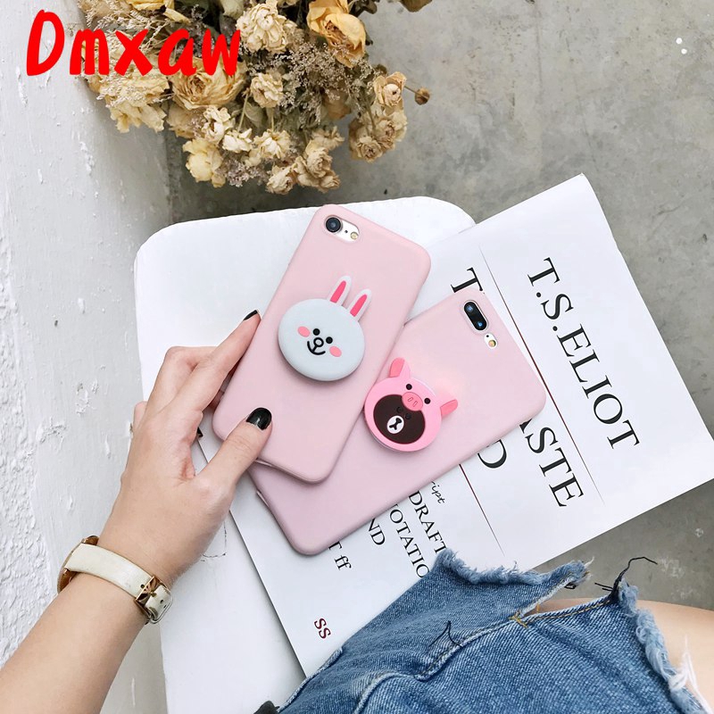 Ốp Điện Thoại Silicon Có Giá Đỡ Hình Gấu 3d Cho Xiaomi Mi 11 Pro 11 Ultra 11 Lite Note 10 Pro Lite 10 Lite Poco M3 C3 X3 X3 Pro