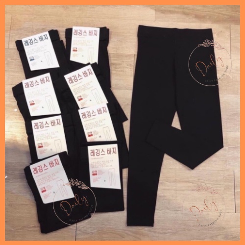 Quần Legging Nữ Xuất Hàn Cạp Cao Nâng Mông Chất COTTON Co Giãn Dày Dặn Ôm Chân Diêu Tôn Dáng | BigBuy360 - bigbuy360.vn