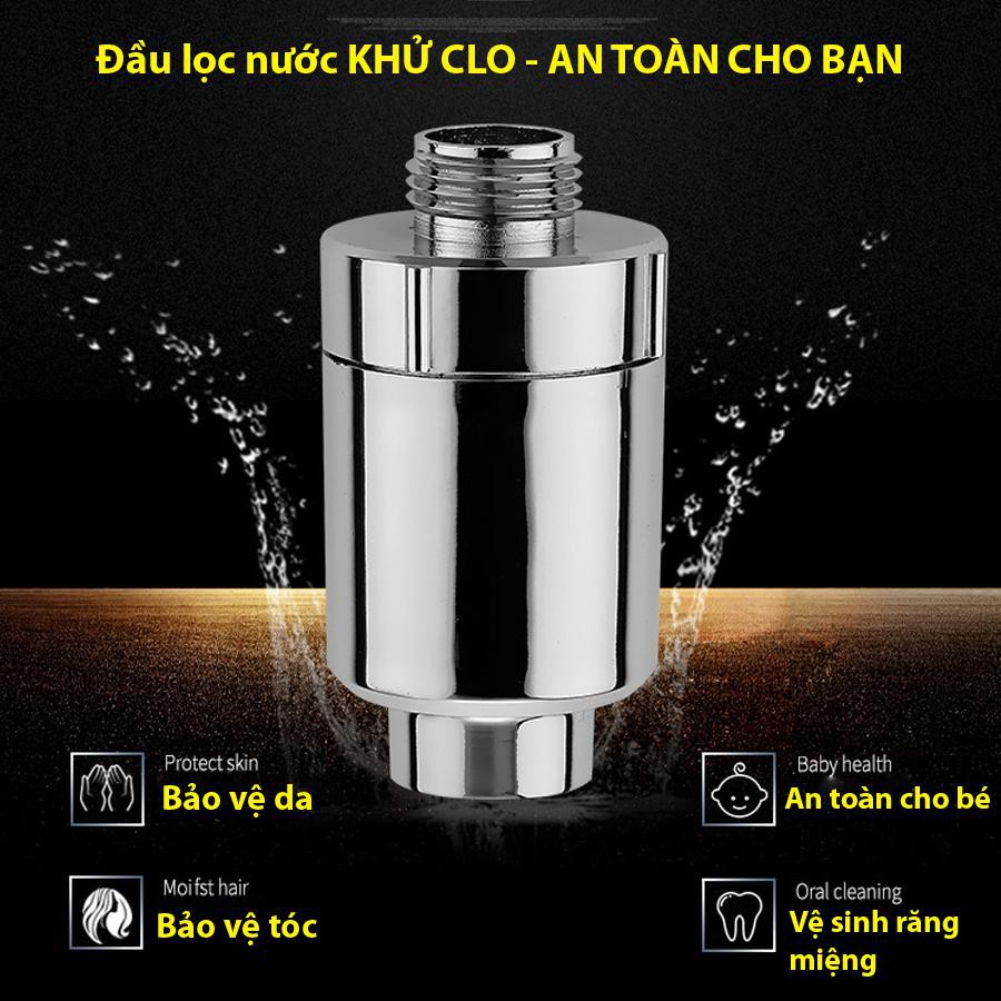 Bộ lọc Nước Khử Clo cho Vòi Hoa Sen Nhà Tắm