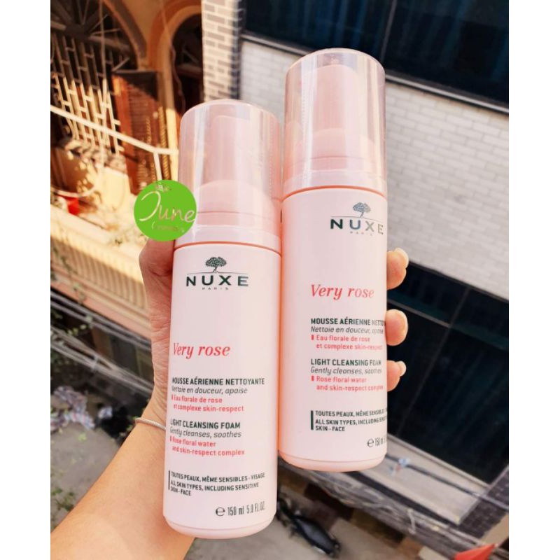 SỮA RỬA MẶT DẠNG BỌT NUXE VERY ROSE