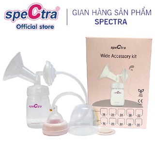 BỘ PHỤ KIỆN TIÊU CHUẨN DÀNH CHO MÁY HÚT SỮA SPECTRA (CỔ RỘNG, PHỄU SIZE 20/24/28)