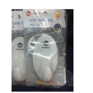 1Bịt 10vĩ móc dán tường Oval Lớn Hofaco