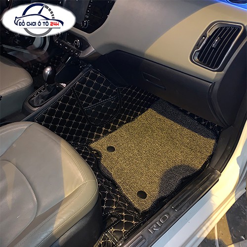 Thảm lót sàn ô tô 5D 6D Kia Rio bảo vệ sàn xe, không mùi, không thấm nước