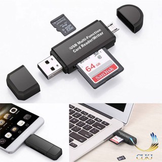 Đầu đọc thẻ Micro SD/SD chuyển đổi từ Micro USB OTG sang USB 2.0