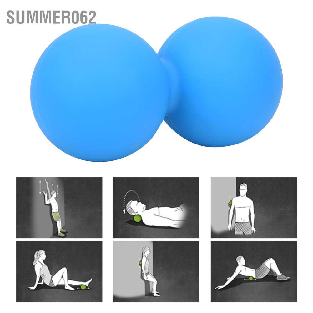 Summer062 Silica Gel Tập thể dục Peanut Ball Yoga Phòng tập thể dục Thể hình Thư giãn Cơ thể Massage Giảm đau