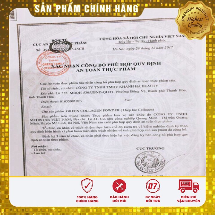 Diệp lục Collagen chính hãng 1000% | BigBuy360 - bigbuy360.vn