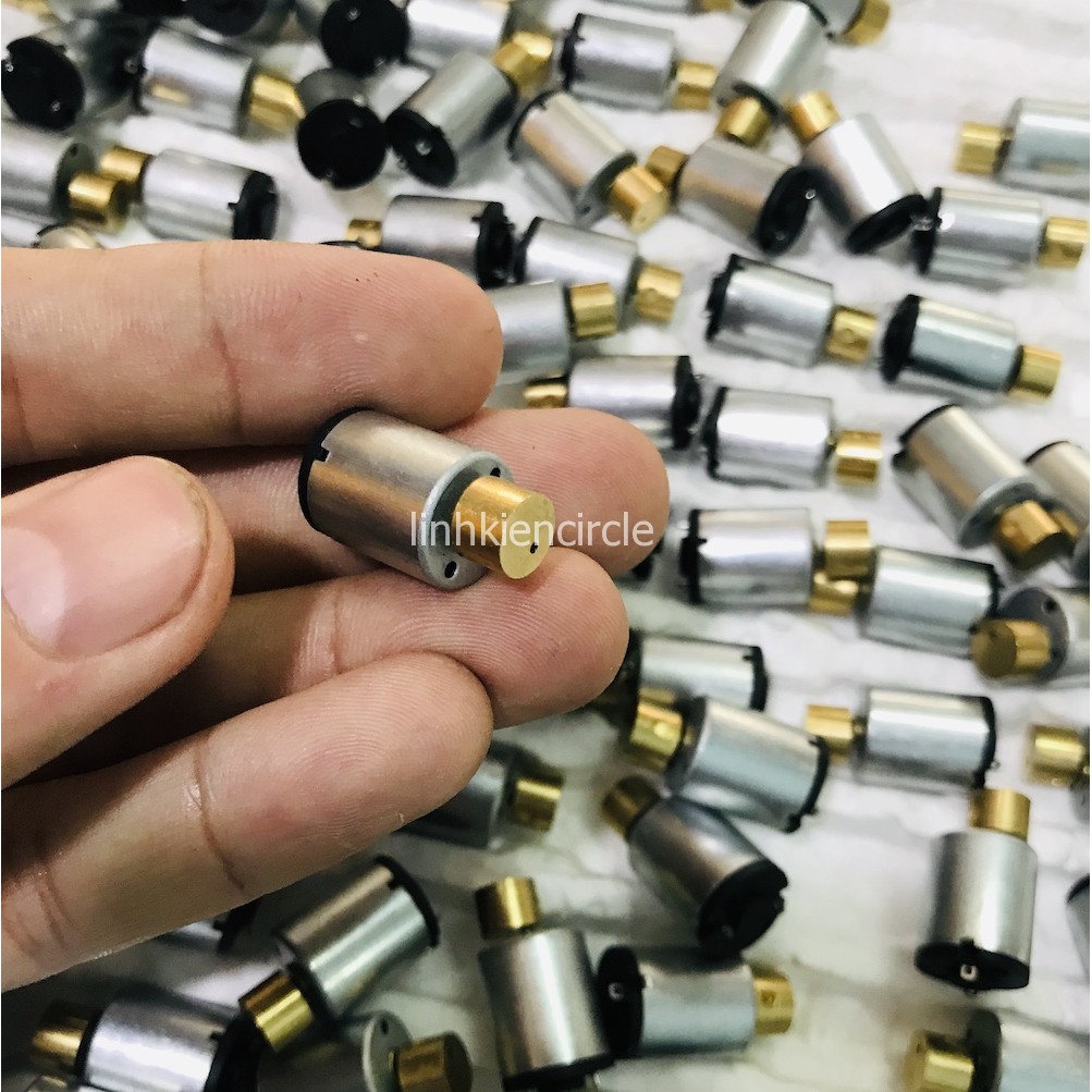 2 cái motor rung mini 3V đầu rung đồng lực rung mạnh motor 1215 hàng mới 100% - LK0335
