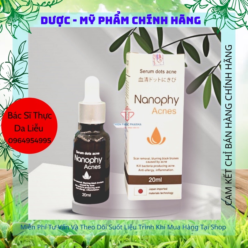 Serum Nanophy Acnes Chính Hãng- Ngừa Mụn, Giảm Thâm Sẹo, An Toàn