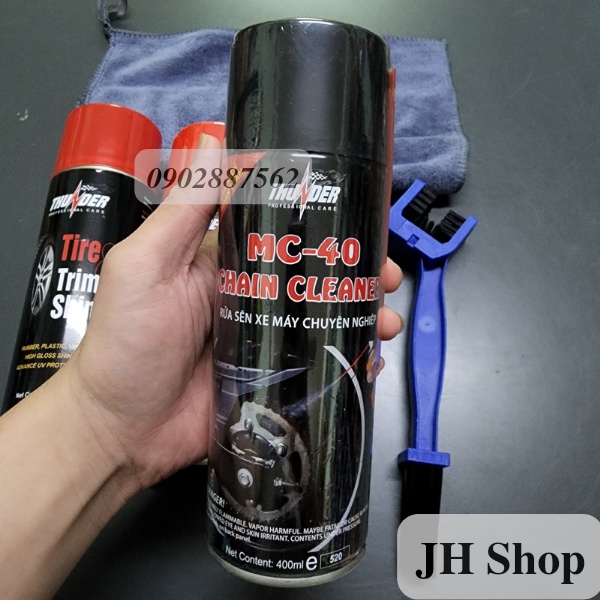 Bộ 5 món bảo dưỡng sên xe máy thunder chính hãng