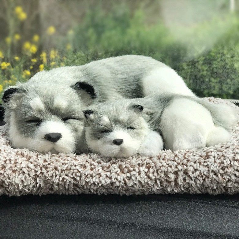 [CÚN ĐÔI] xám mẹ con lõi than hoạt tính lọc không khí khử mùi-taplo xe hơi ô tô Thú bông Chó mèo than hoạt tính | BigBuy360 - bigbuy360.vn