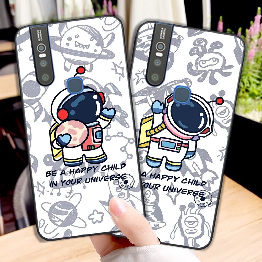 Ốp lưng Vivo V15 - Vivo V15 Pro mẫu  vũ trụ ốp phi hành gia cực đẹp