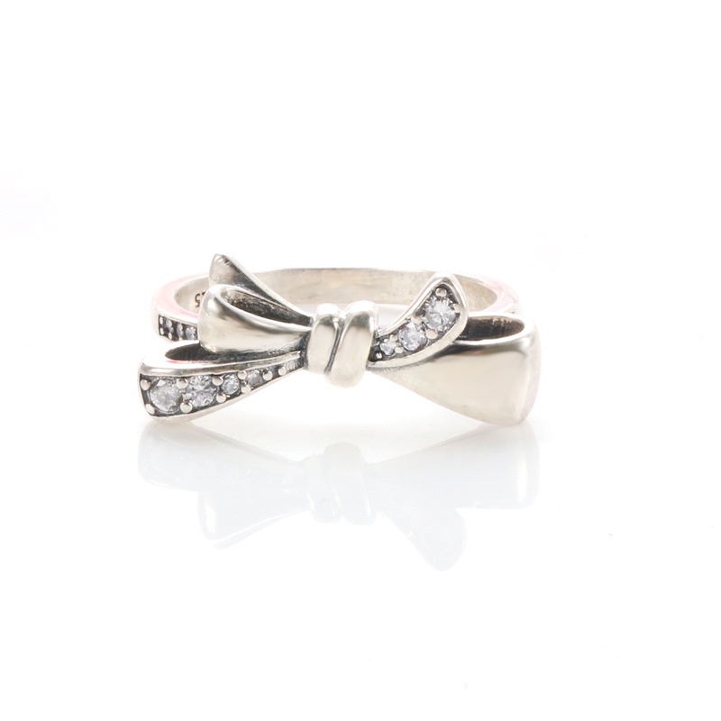 Nhẫn Pandora Bow Gorgeous Ring 8043 Fullbox  - Nhẫn Nữ Bạc S925 Cao Cấp