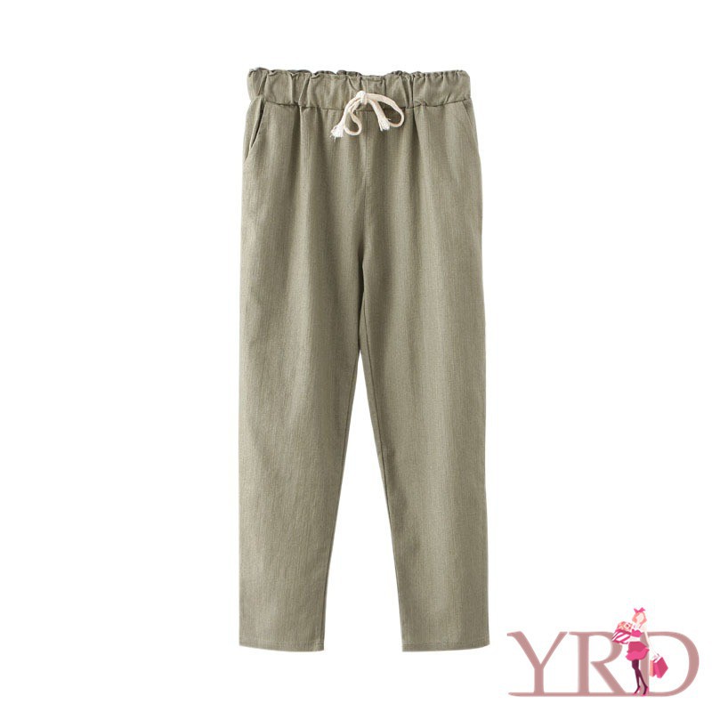 Quần suông lưng thun năng động thoải mái cho nữ | BigBuy360 - bigbuy360.vn