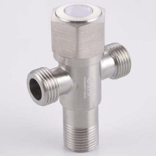 Van Nước T Inox 304- Van Nước Cầu Vệ Sinh Inox 304- Van Nước Vòi Rửa Chén