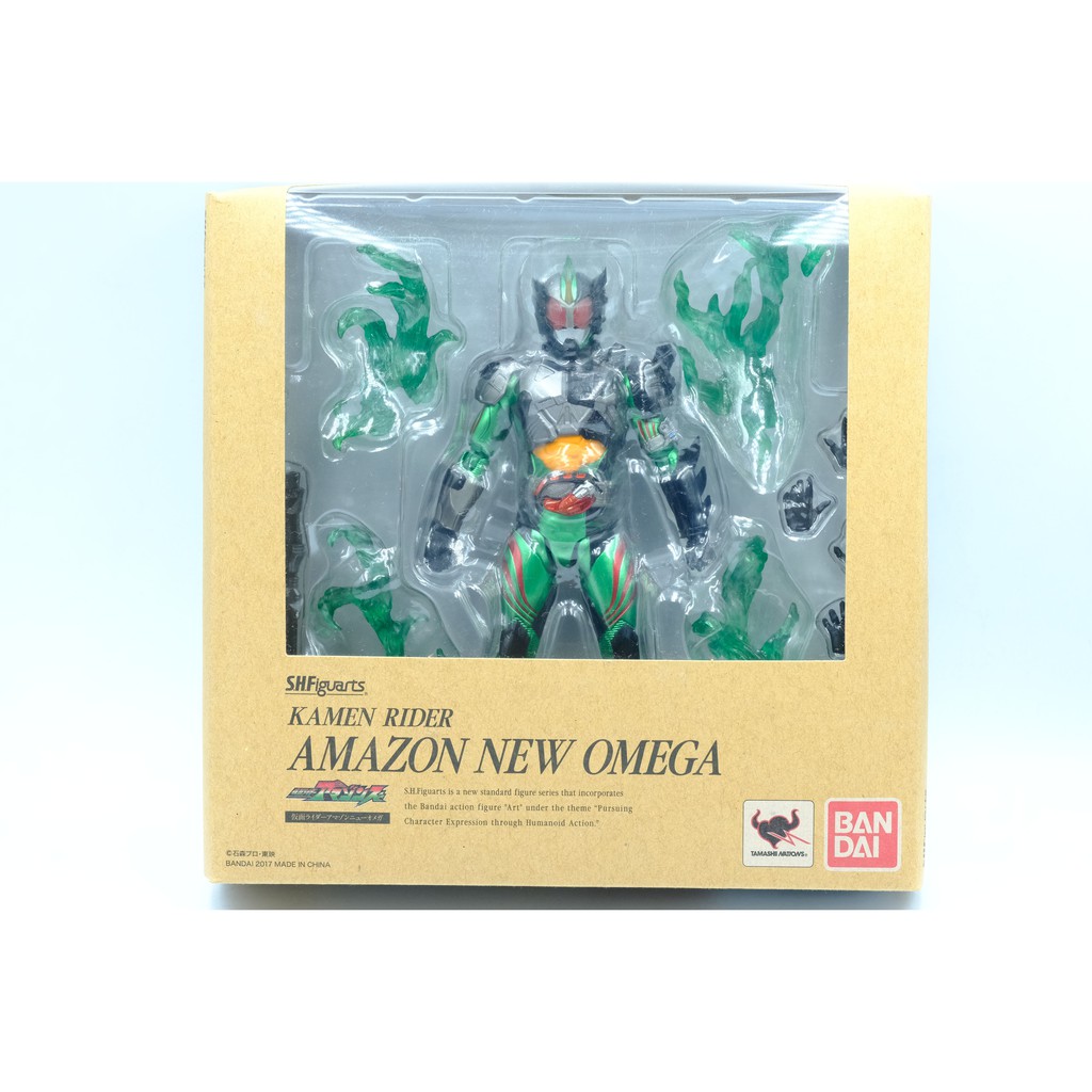 Mô hình SHF Amazon New Omega Bản Full Effect S.H.Figuarts chính hãng Bandai Kamen Rider có ảnh thật new nguyên seal