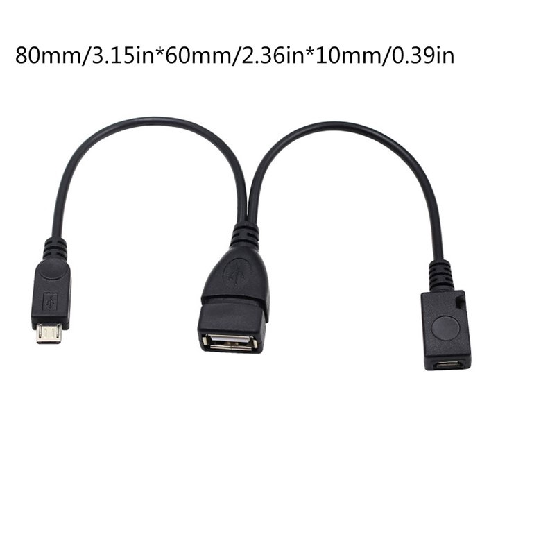 PK 2 PCS Usb Port Terminal Adapter Otg Cable For Fire Tv 3 Or 2nd Fire Stick