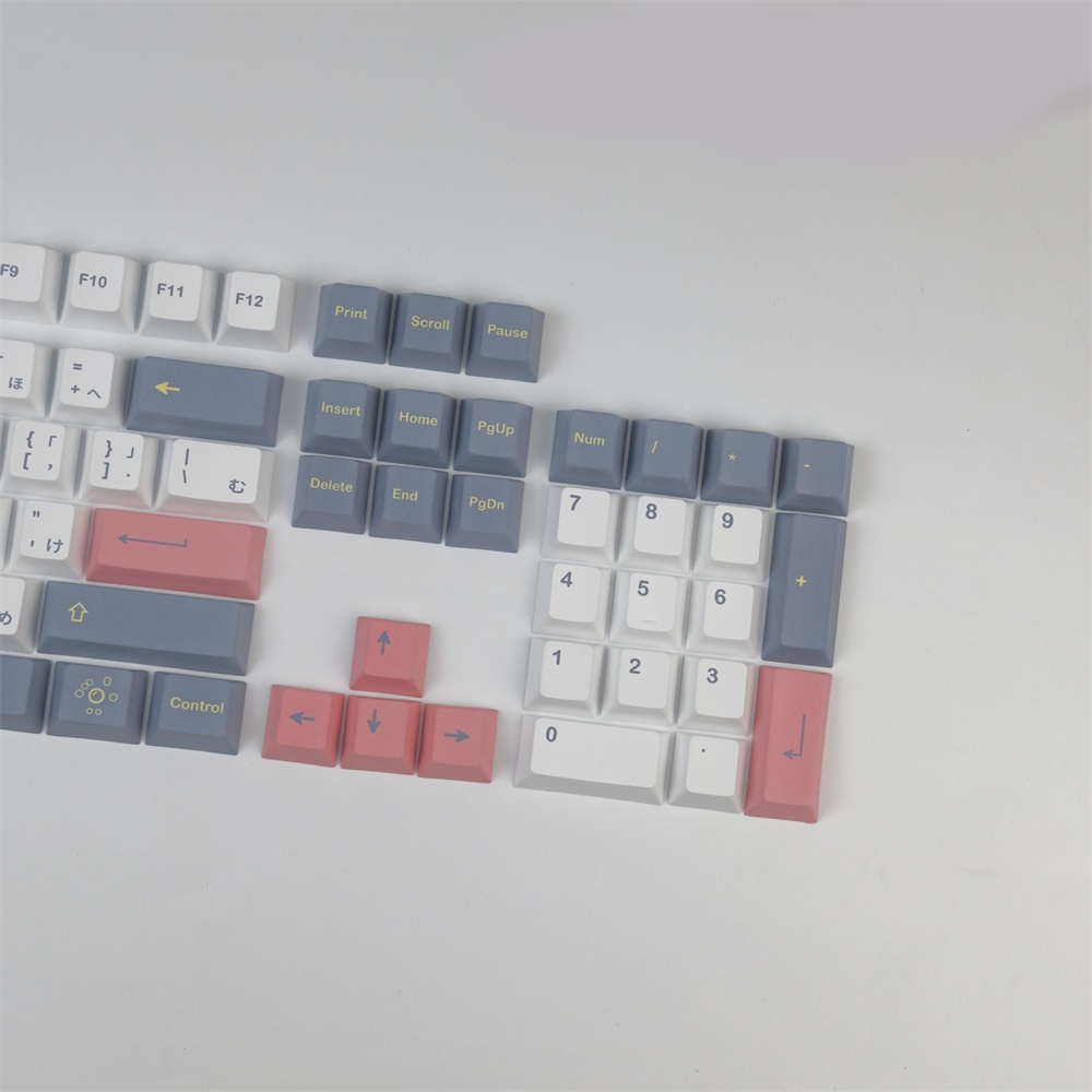 Nút Bàn Phím Gmk Momo Yume Keycap | Bộ 140 Phím Màu Nhuộm PBT Chất Lượng Cao | Bàn Phím Cơ Thích Hợp Cho 61/71/75/87/104.etc