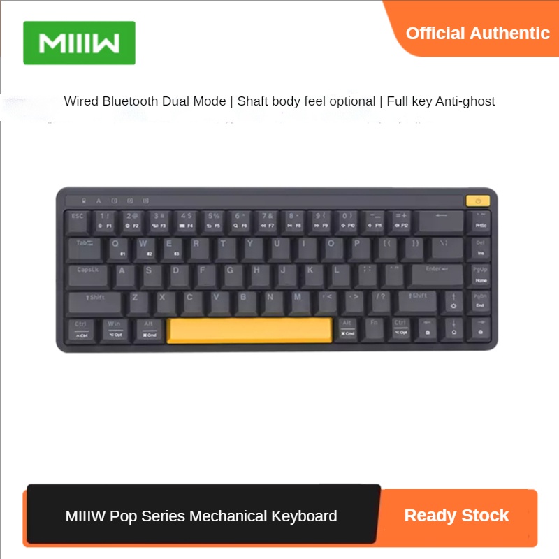 Bàn Phím Không Dây Xiaomi MIIIW POP series Hai Chế Độ Kết Nối bluetooth 68 Phím Z680C