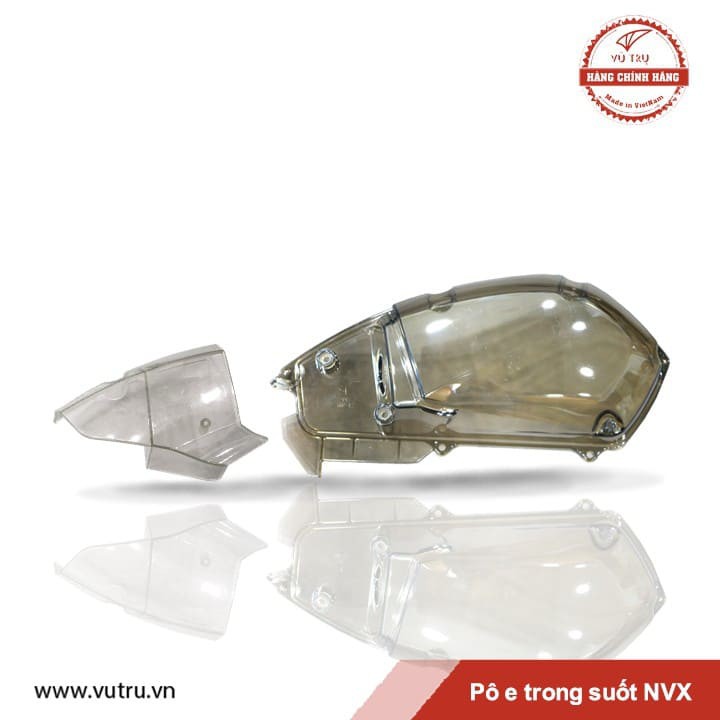 Pô e (Ốp bầu lọc khí) trong suốt NVX nhiều màu sắc