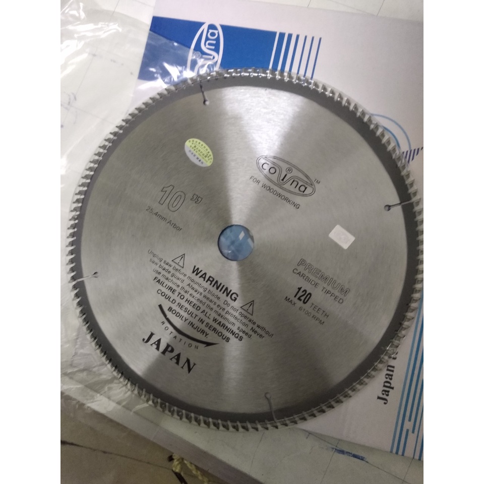 Lưỡi Cắt Hợp Kim Đa Năng COVINA 255MM Lưỡi Cắt Nhôm Đồng Gỗ 2 Tấc 5 *120 răng