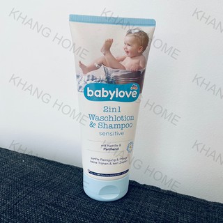 Sữa tắm gội babylove 200ml