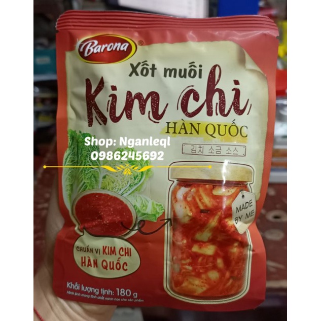Xốt Muối Kim Chi Barona 180g