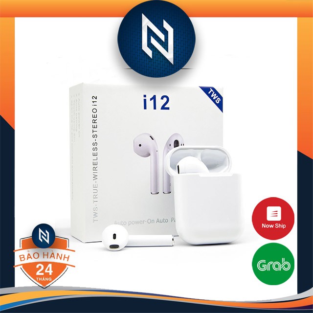 " Rẻ Nhất Shopee " Tai nghe bluetooh i12 TWS 5.0 Cảm ứng Bảo Hành 6 Tháng pin trâu ,siêu bền