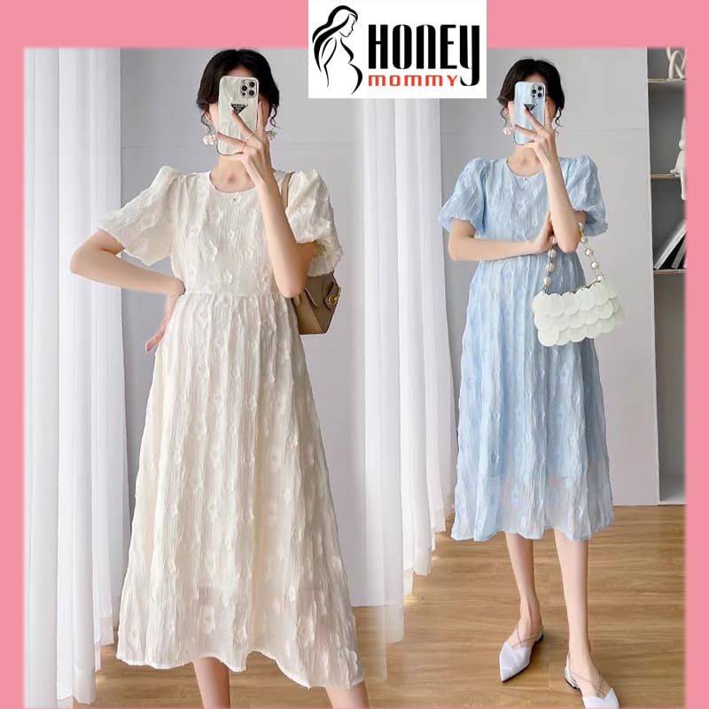 Đầm Bầu Dự Tiệc, Váy Bầu Công Sở Babydoll Đi Chơi Xinh Xắn Dễ Thương Mùa Thu HD2914 Honey Mommy