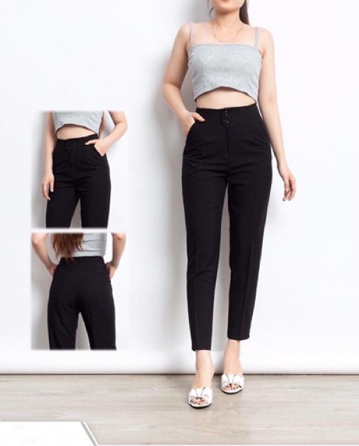 Quần Baggy 2 Cúc Lệch Đẹp_Mã 168