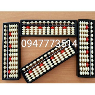 Bàn tính soroban trắng đỏ 13 cột siêu giảm giá chỉ 31k