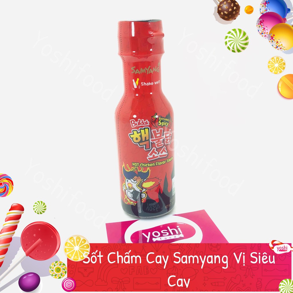 [3 Loại] Sốt Chấm Cay Samyang Nhiều Vị 200gr Hàn Quốc