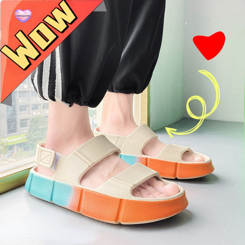 Dép Sandal Đế Dày Thời Trang Mùa Hè Cho Nam Nữ