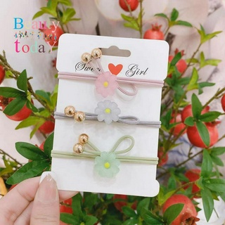  Dây Buộc Tóc Hình Bông Hoa Nhiều Màu Sắc Thời Trang Cho Nữ