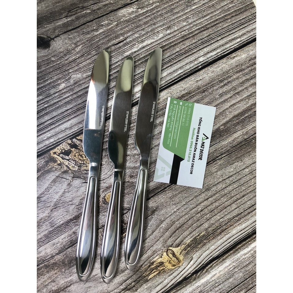 Dao ăn bít tết steak inox loại đẹp 8820 chất liệu cao cấp an toàn với sức khỏe