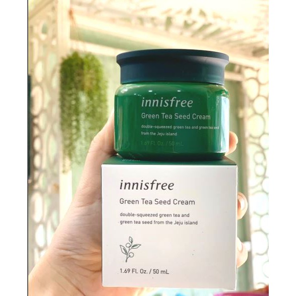 Kem Dưỡng Cấp nước, Phục Hồi Da Mụn Hạt Trà Xanh Innisfree 𝐆𝐫𝐞𝐞𝐧 𝐓𝐞𝐚 𝐒𝐞𝐞𝐝 𝐂𝐫𝐞𝐚𝐦 𝟓𝟎𝐦𝐥 (CHÍNH HÃNG)