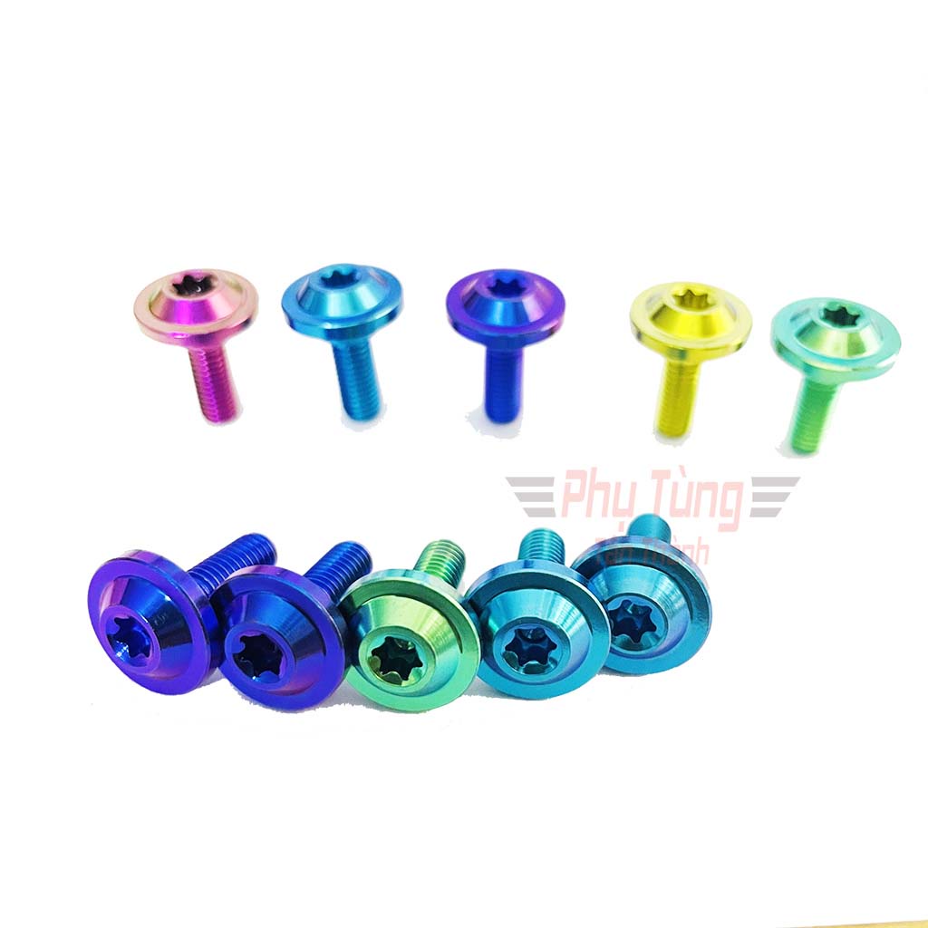 Ốc 5li15 Có Gờ Titan Gr5 Gắn Dàn Áo Winner X/Msx Chống Rung Lắc/Ốc Mặt Đồng Hồ Sonic-PTTT