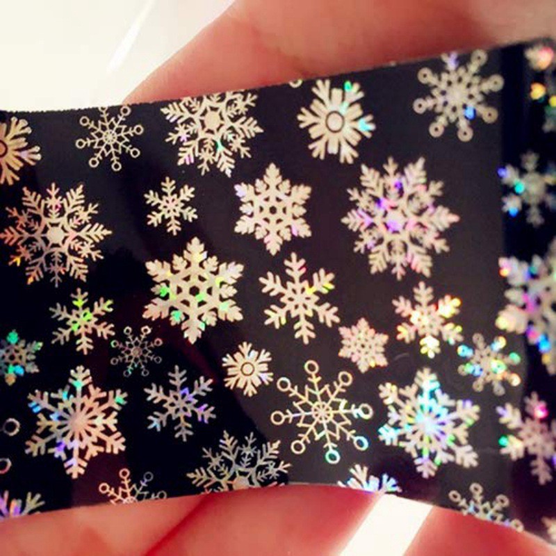 Giấy foil hologram dán móng nghệ thuật