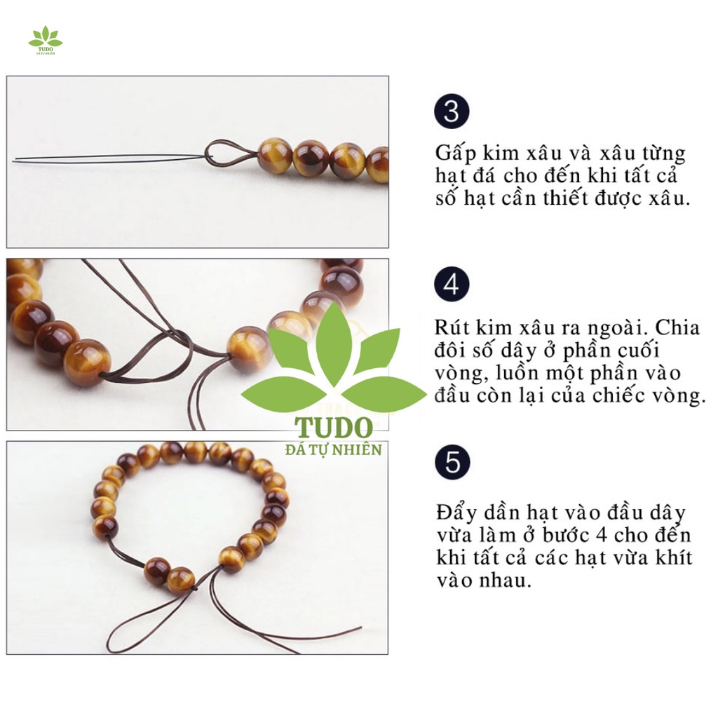 1 mét dây chun xâu hạt vòng tay handmade, vòng trai, vòng cổ TUDO