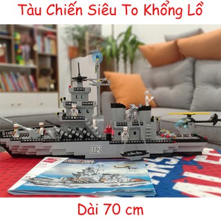 Đồ Chơi Lắp Ráp Lego Tàu Chiến ENLIGHTEN 112 ( Siêu To Khổng Lồ-910 mảnh ghép )