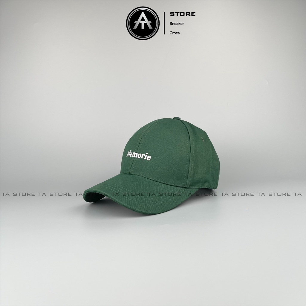 Mũ lưỡi trai ❤️ Nón kết thêu chữ Memorie phong cách Ulzzang form unisex nam nữ N01