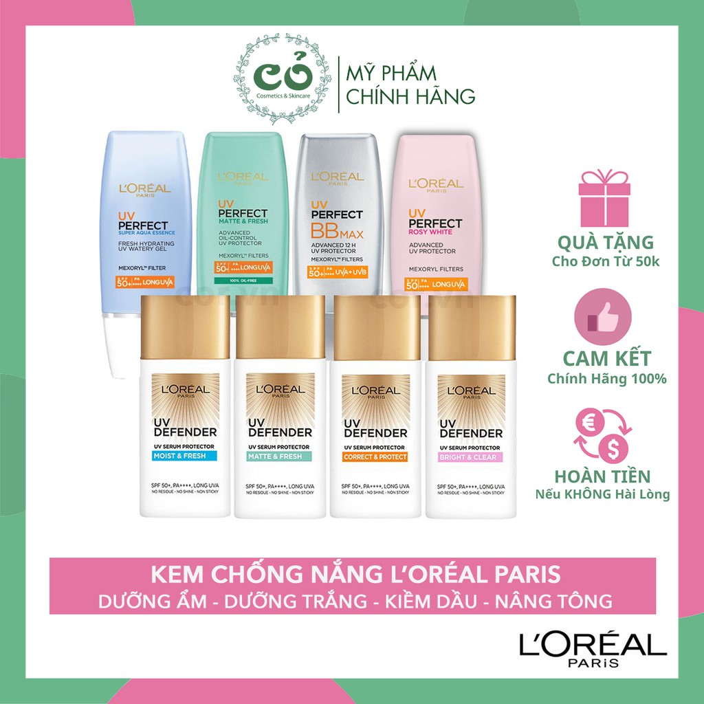 Kem Chống Nắng L'oreal Bảo Vệ & Dưỡng Da Loreal Paris