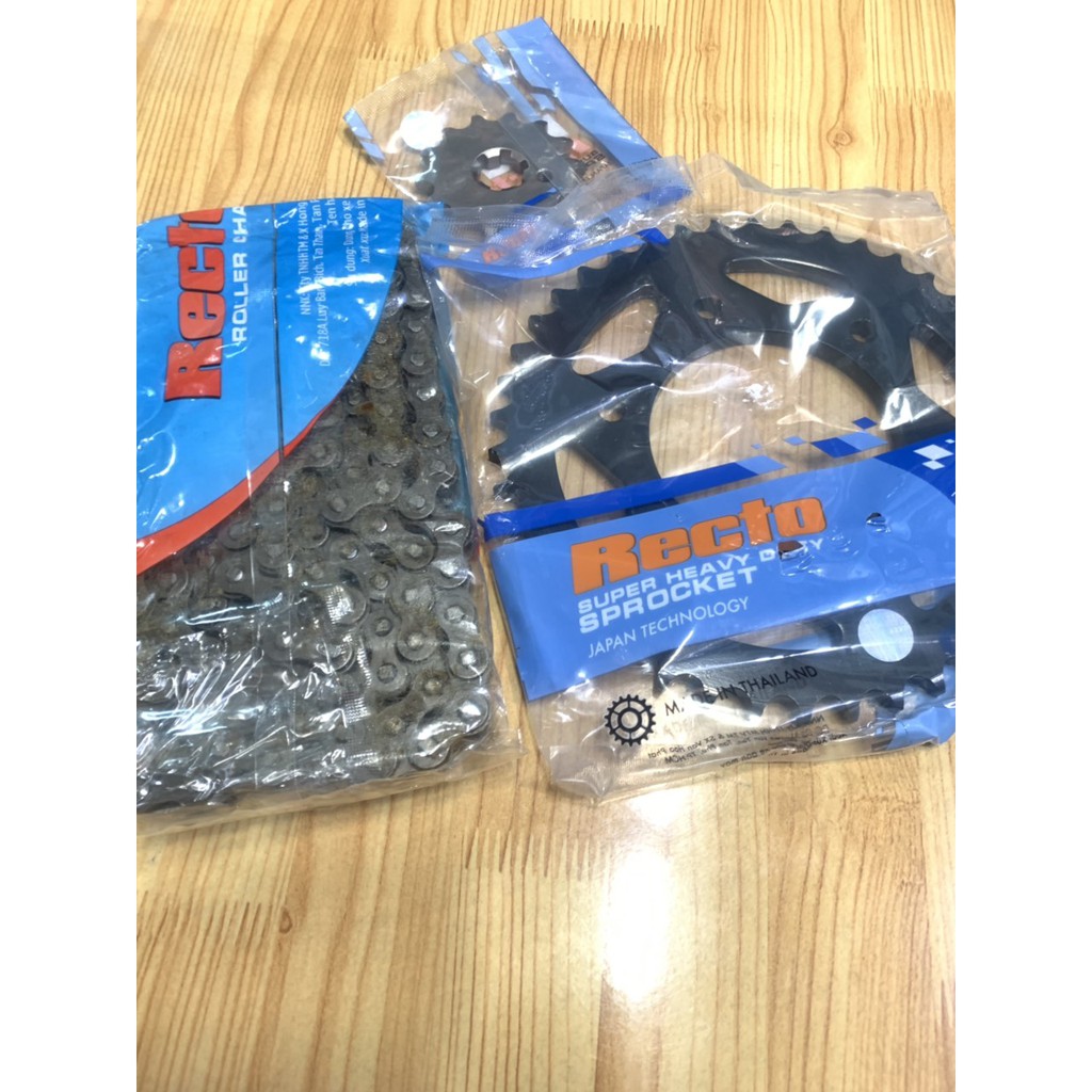 Sên nhong dĩa AXELO 14T và 34T hiệu RECTO