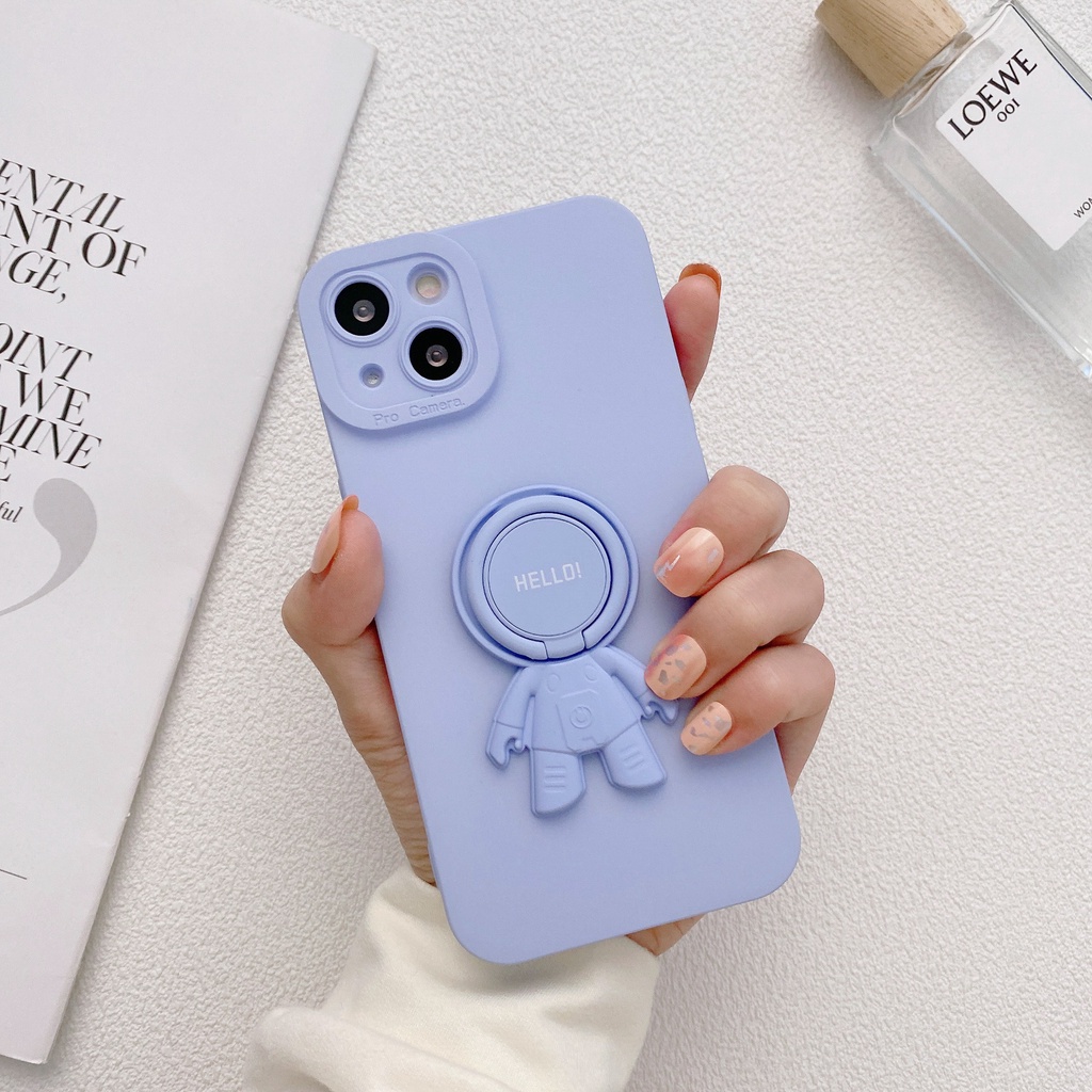 Ốp lưng iphone phi hành gia chống sóc sang trọng cho Iphone 7 8 Plus SE X XS XS Max 11 12 13 Pro Max