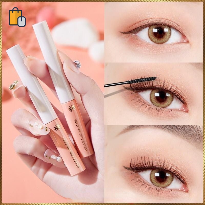 Chuốt mi Kiss Beauty làm cong mi dày mi Long & Curl Mascara chống lem tự nhiên KMH2 OUYOU