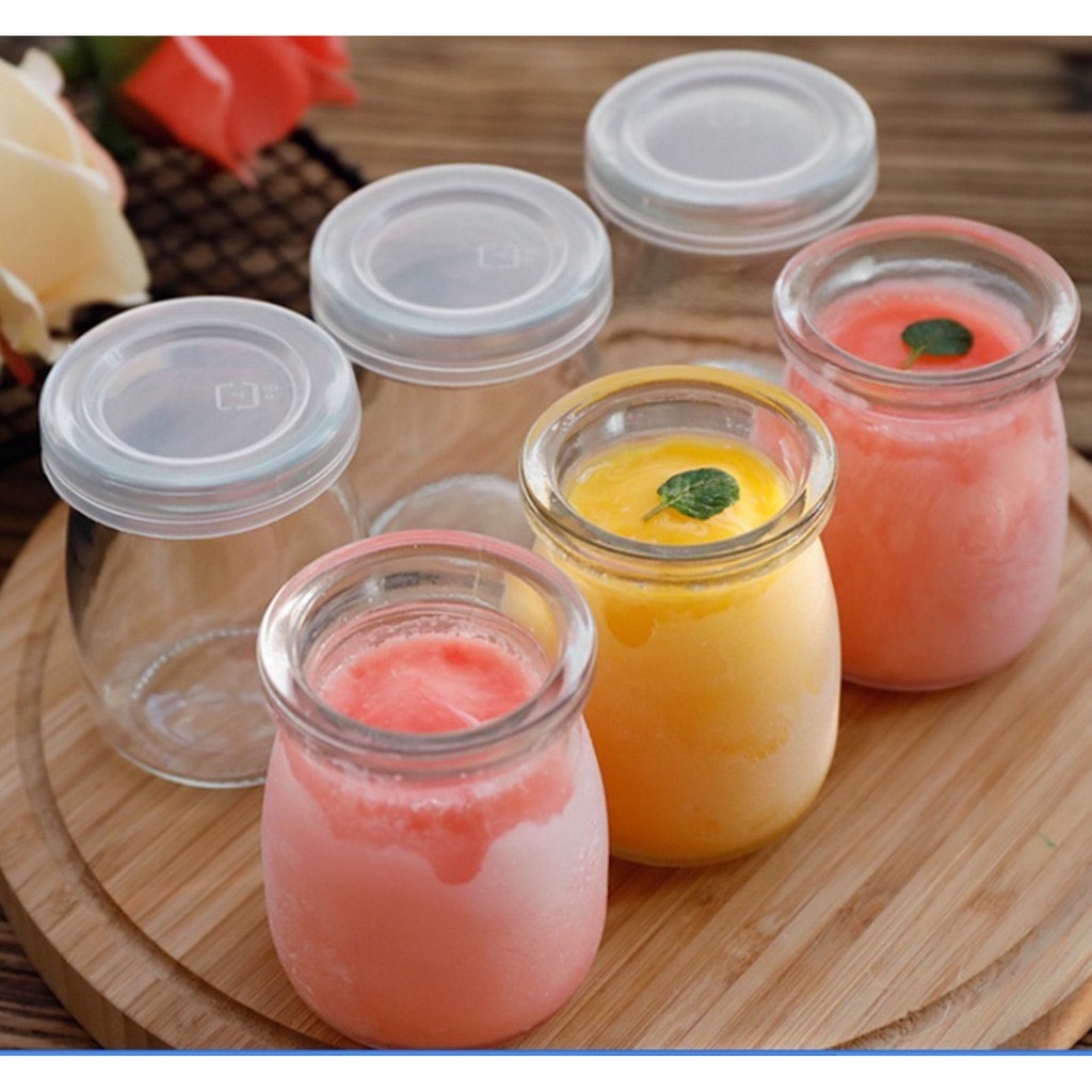 Hũ thủy tinh làm sữa chua 100ml và 200ml | BigBuy360 - bigbuy360.vn