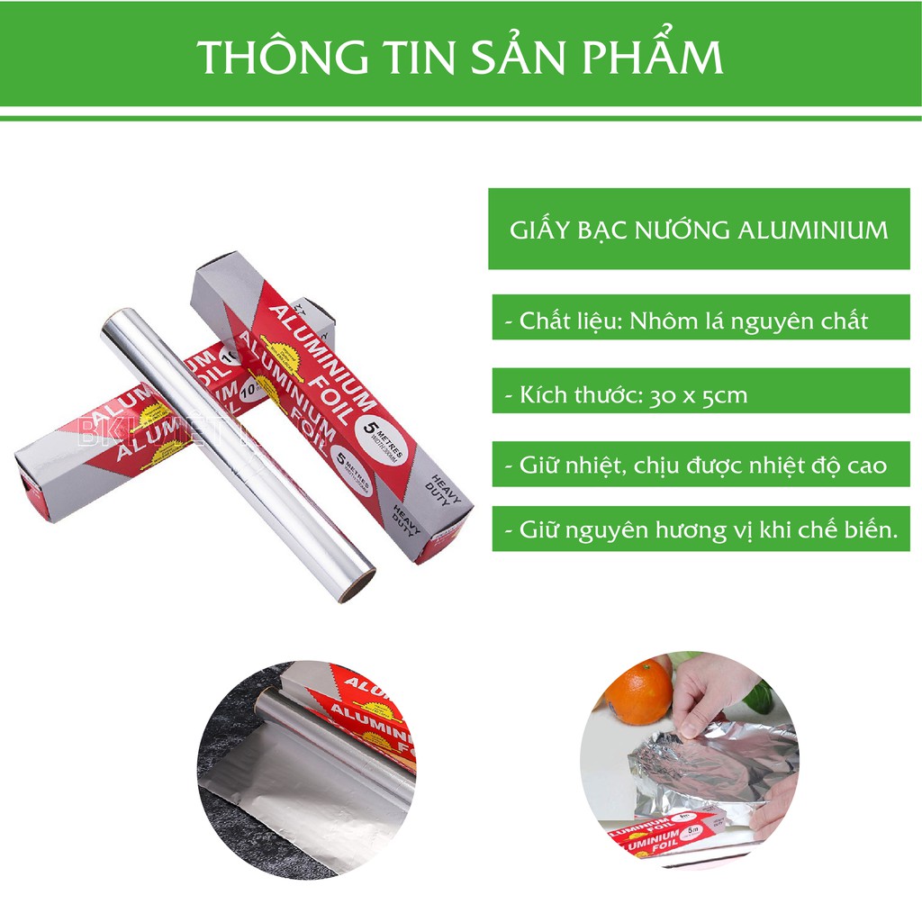 Cuộn giấy bạc nướng ALUMINIUM - GIAYBAC