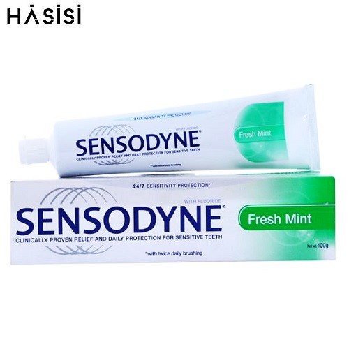 Kem đánh răng Sensodyne Fresh Mint 100g (xanh lá)