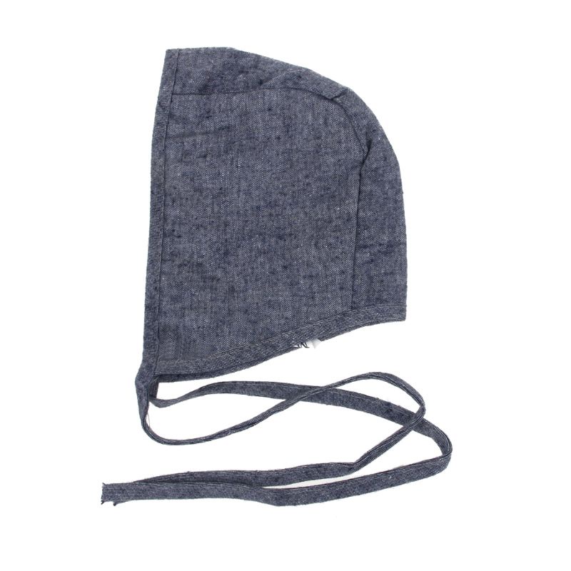 Mũ Beanie Hai Mặt Bằng Vải Lanh Phong Cách Vintage Dành Cho Bé Trai Gái