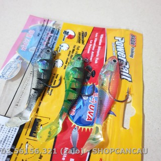 Mồi Câu Lure Mồi Cá Mềm Câu Cá Bộ 3 con