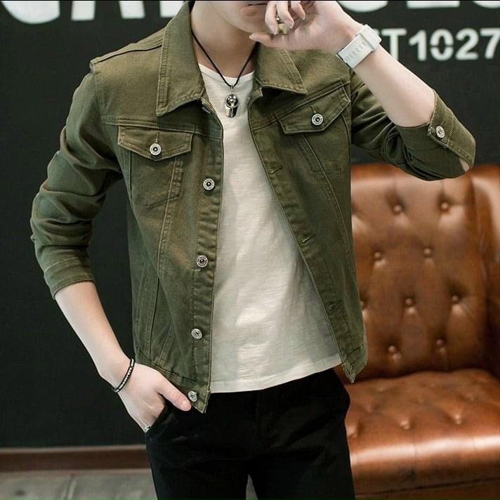 Áo khoác Kaki Nam Basic from rộng Unisex đep Thời Trang cá tính phong cách Ulzzang Hàn Quốc